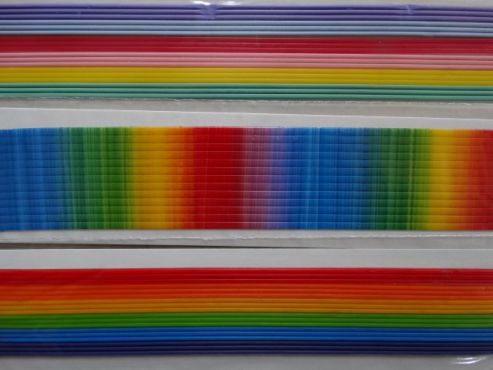 Wachsstreifen Regenbogen -  SB-Verpackung