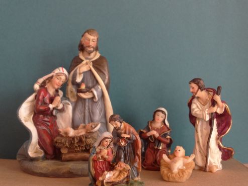 Heilige Familien aus Polyresin oder Keramik