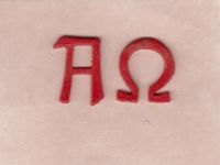 Alpha-Omega Nr. 10 /  36 mm - rot