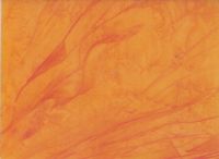 391004A- Wachsplatte Sondergre matt, Typ V orange-maisgelb