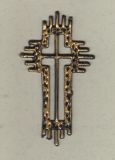 Trauerkreuz Nr. 02 schwarz gold