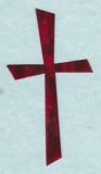Kreuz Nr. 20 karminrot-weinrot