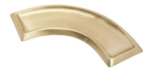 Metallkerzenteller  Bogen  goldfarben matt (f�r Bogenkerze)