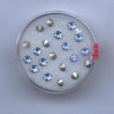 Swarovski Strass-Chatons, 4 mm saphirblau light