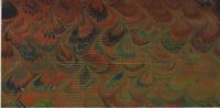 390100A- Wachsplatte Ornamente kupfer gold mintgrn petrol