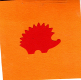 Motivlocher Igel -  1,8 cm  x 2,5 cm