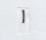 Wachs-Grobuchstabe I  glanzsilber 8 mm -Modern-