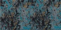 310119-11- Wachsplatte Marmor silber-schwarz-blau-gold