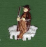 Guter Hirte Nr. 3e dunkel-/hellbraun mit Schafherde wei