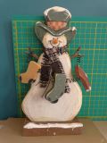 Schneemann aus Holz - 21,8 cm - nur noch 1x verfgbar!