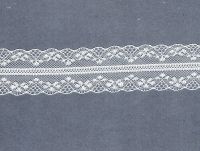 Spitzenband Nr. 5w - naturwei,  38 mm breit - 1 Meter