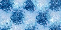 3102019- Wachsplatte getupft blau-wei auf hellblau