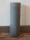 Kerze Edel-Rustik 250 x 80 mm - Steingrau - Bitte Beschreibung lesen
