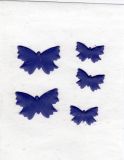 Schmetterlinge 5er-Set - lila -