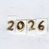 Wachsz. 2026  glanzgold 8 mm -Classic