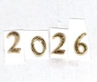 Wachsz. 2026 glanzgold 12 mm