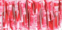 MH7691-35 Wachsplatte handbemalt - rot-pink-dunkelrot-silber auf transpaent