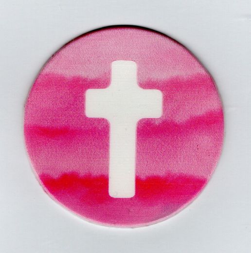 Wachskreis ca. 5,7 cm - Kreuz (nur 1x verf�gbar)