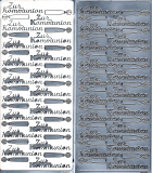Ziersticker Zur Kommunion IV silber