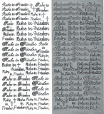 Sticker - Ruhe in Frieden - silber