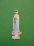 Lourdes-Madonna Nr. 01 / 7 cm wei-bemalt