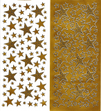 Sticker Sterne gold