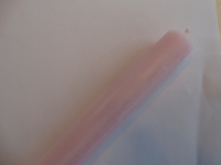 Stabkerze orchidee, durchgefrbt, Gre ca. 18 cm x 2,2 cm