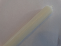 Stabkerze elfenbein (ivory), durchgefrbt, Gre ca. 18 cm x 2,2 cm -12er-Set