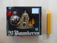 20 Baumkerzen honiggelb - ca. 10 cm x 1,1 cm (nur noch 2 Pack verfgbar)