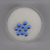 Swarovski Strass-Stein, 4 mm saphirblau dunkel 10 St.