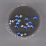 Swarovski Strass-Chatons, 4,2 mm saphirblau dunkel - 20 St.