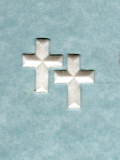 Kreuz Nr. 02 - 2er-Set - perlmutt-wei�