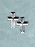 Kreuz Nr. 02 - 2er-Set - silber