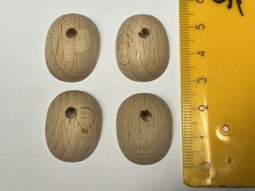 2 Paar Holzf��e  25x20mm ( max. 7 Sets verf�gbar)