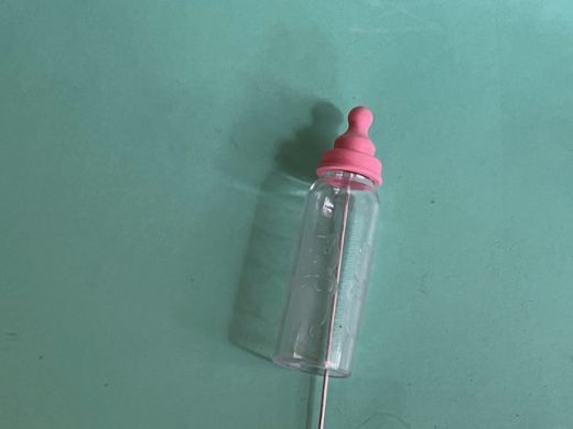 Babyfl�schchen-Pick rosa ( max. 10x verf�gbar)