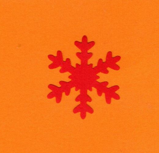 Motivlocher M - Schneeflocke - ca. 2,5 cm x 2,1 cm