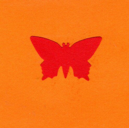 Motivlocher XL - Schmetterling I - ca. 4,6x x 2,8 cm