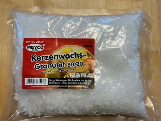 Kerzenwachs-Granulat 80/20 -  500g