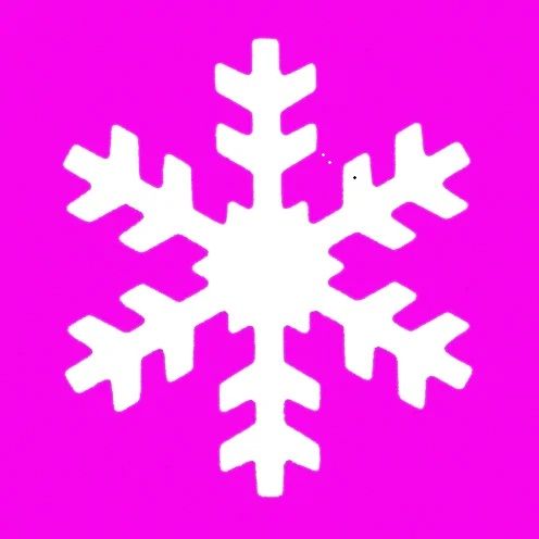 Motivlocher L - Winterschnee - ca. 3,7 cm x 3,2 cm