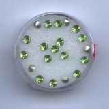 Swarovski Strass-Chatons, 4 mm peridot-grn