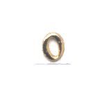 Wachszahl 0  glanzgold 8 mm -Classic-