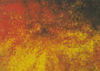 391028A- Wachsplatte Sondergre matt,Marmor,gelb-orange-rot-braun
