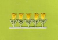 Tulpen 5er-Set gelb  1,8 cm Auslaufartikel - max. 2 x verf�gbar