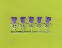 Tulpen 5er-Set lila  1,8 cm (Auslaufartikel)