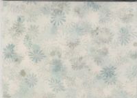 391099A- Wachsplatte Sondergröße matt, Blumen hellblau-weiss-violett