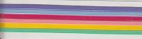 18 Rundstreifen 2 mm bunt-Pastellfarben  ca. 22 cm lang