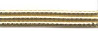 Perlstreifen 3 mm  glanzgold