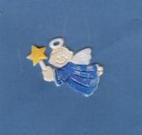 Engel - Schutzengel Nr. 1 perlmutt-blau