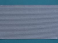 Flachstreifen 1 mm alusilber matt - Grobund - 90 Streifen ca. 40 cm lang
