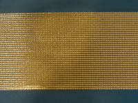 Perlstreifen 3 mm glanzgold - Grobund - 38 Streifen ca. 40 cm lang